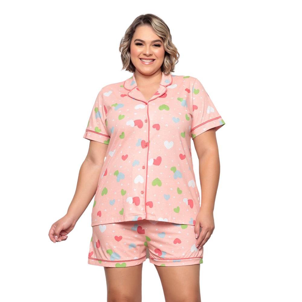 Pijama Comprido Algodão Estampado Ursinhos