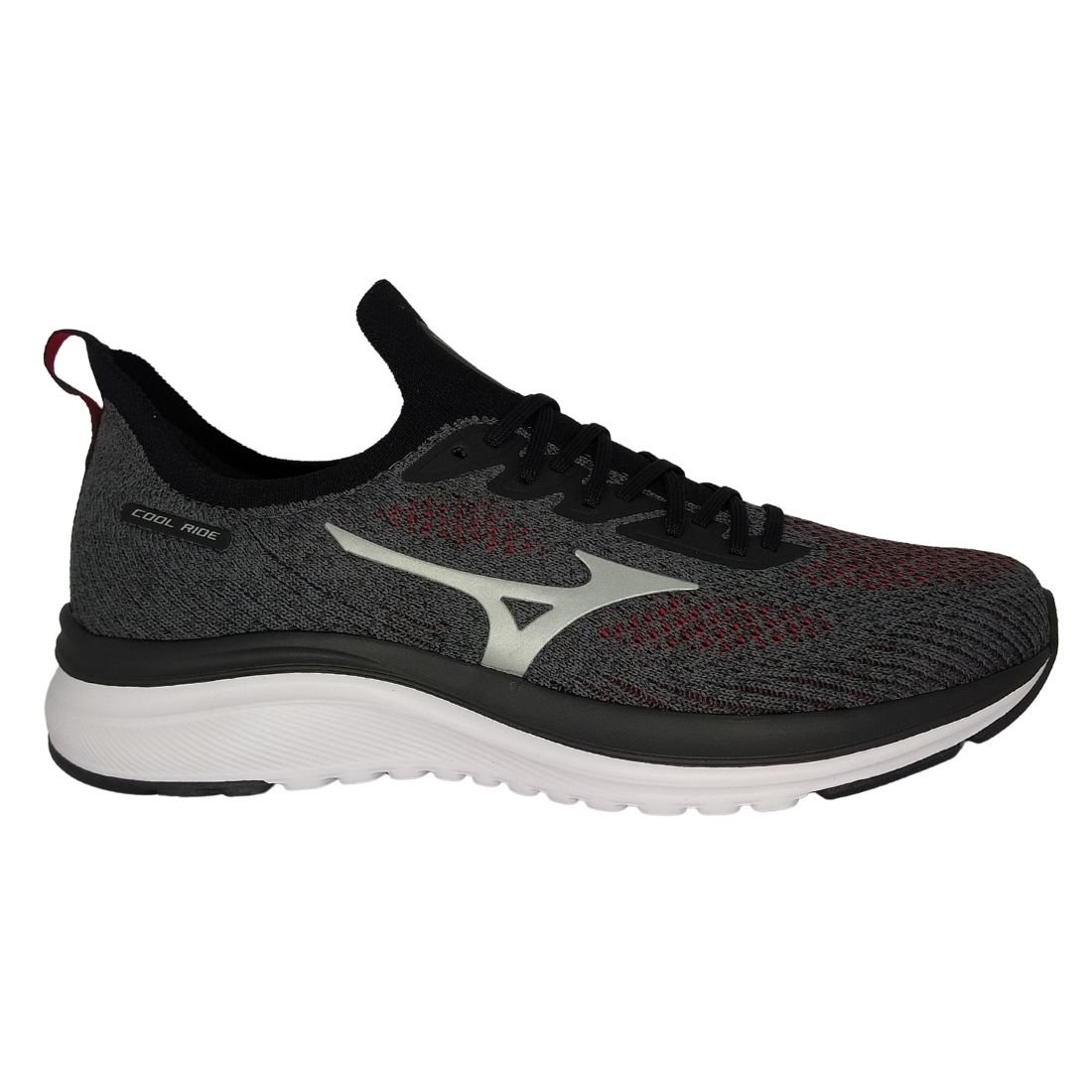 Tênis Esportivo Masculino Mizuno Cool Ride Corrida Grafite 2