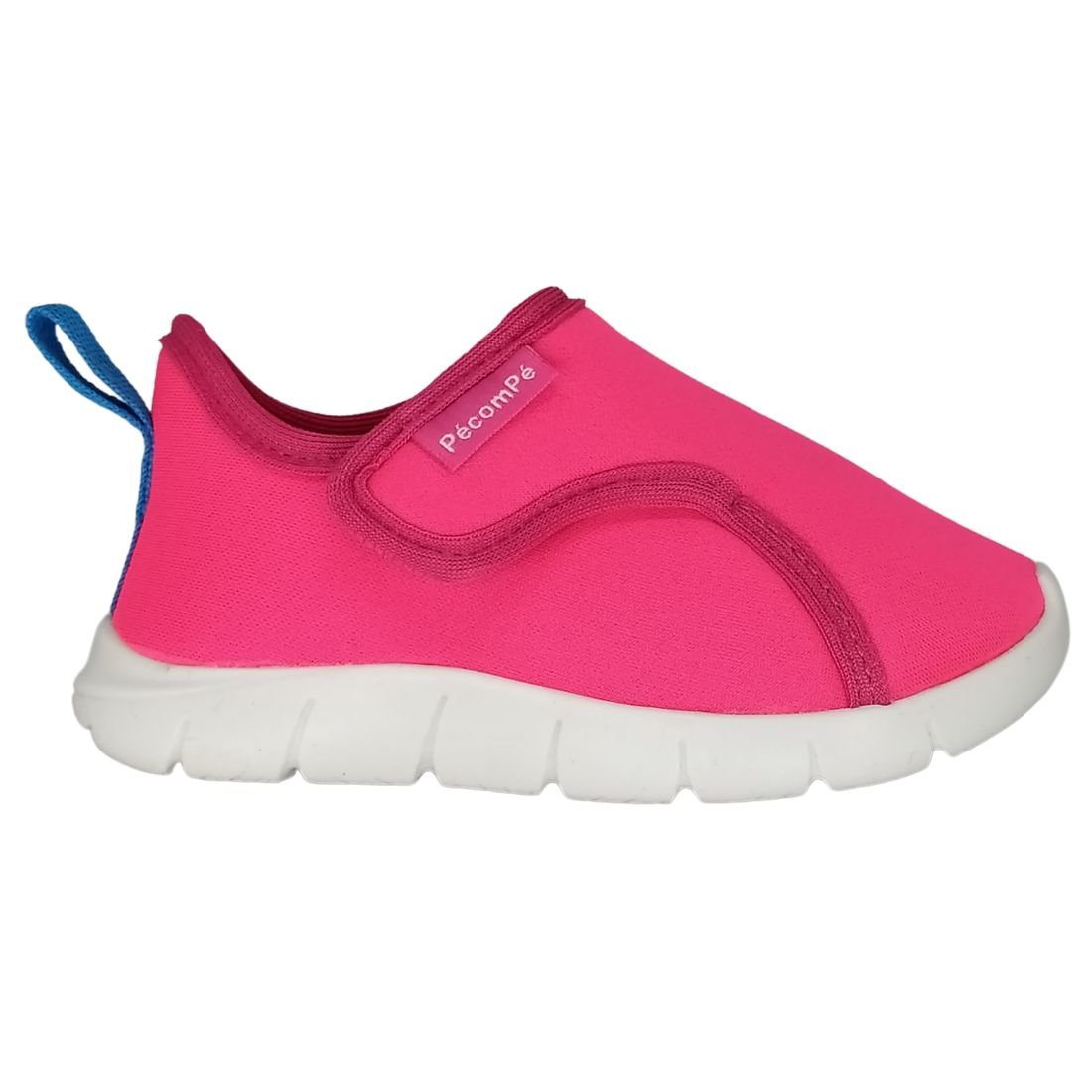 Tênis Infantil Feminino Pé Com Pé Rosa sem Cadarço Rosa 2