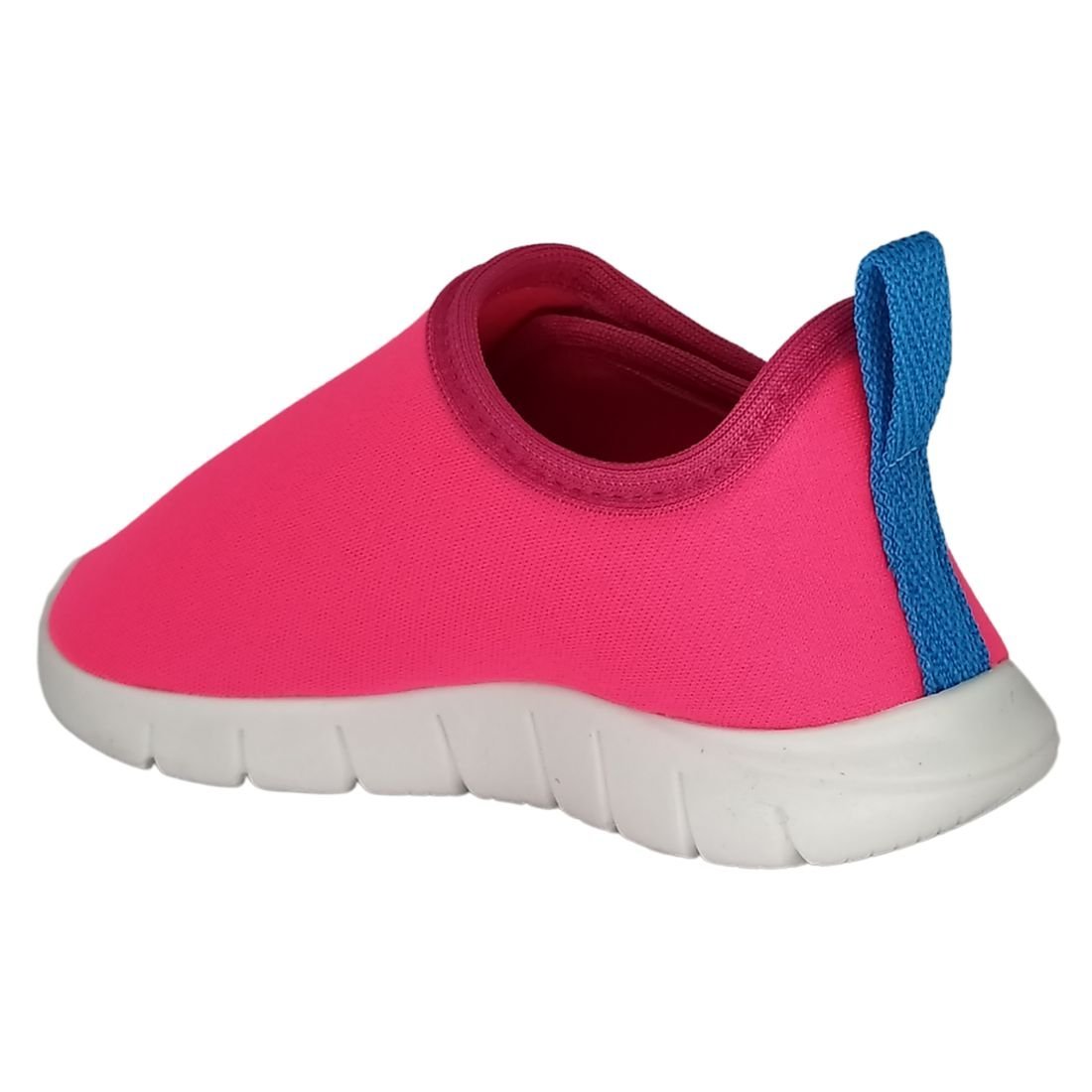 Tênis Infantil Feminino Pé Com Pé Rosa sem Cadarço Rosa 3