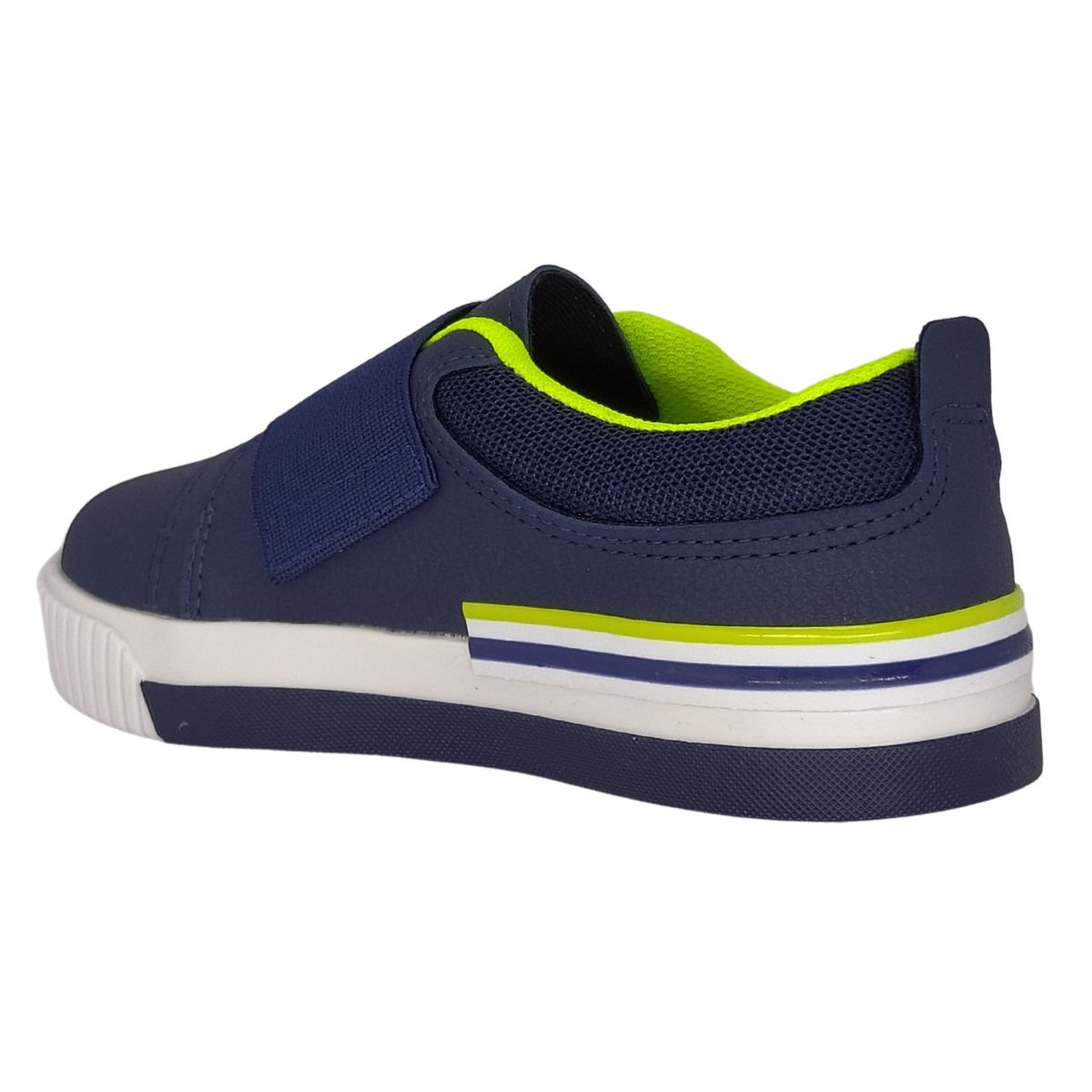 Tênis Infantil Masculino Molekinho Sem Cadarço Azul 3