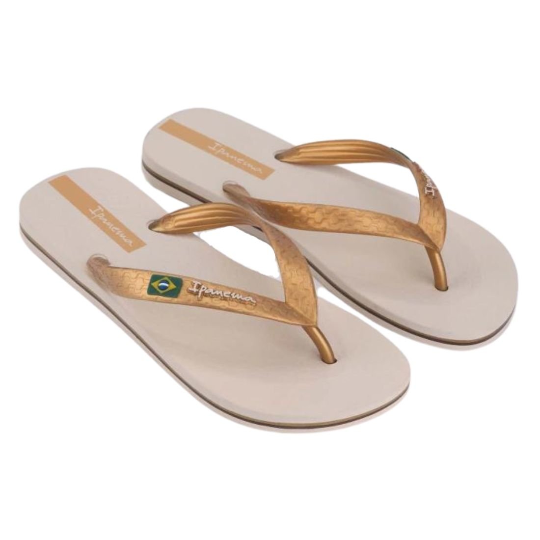 Chinelo Unissex Ipanema Brasil Bege 1