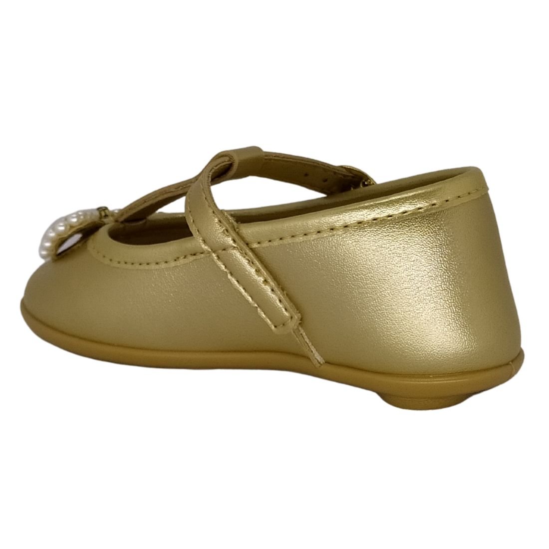Sapatilha Infantil Feminina Pimpolho Baby Dourada Dourado 3