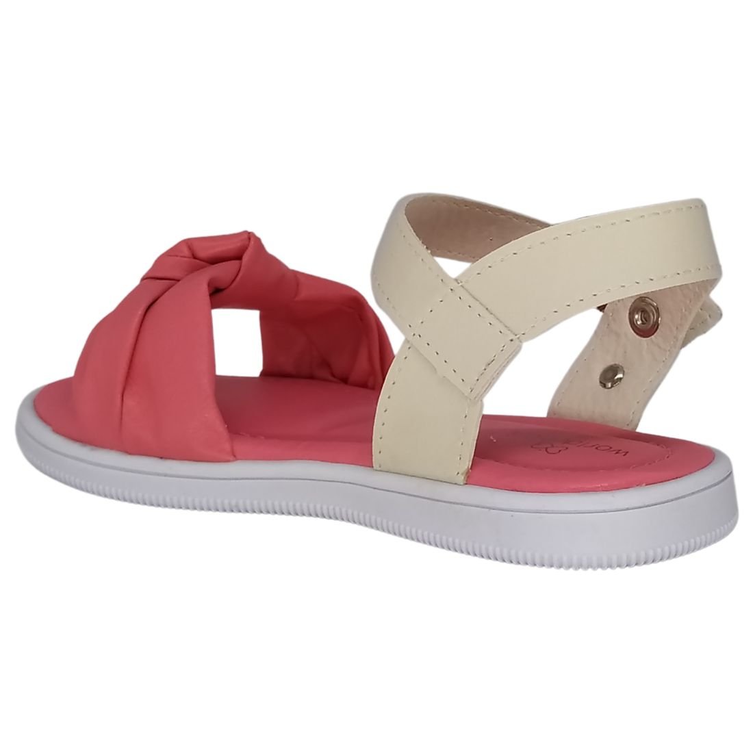 Sandália Infantil Feminina World Colors Nó Rosa 3