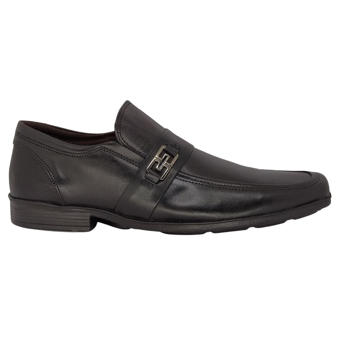 Sapato Social Perlatto em Couro Preto Preto 2