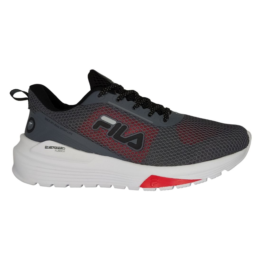 Tênis Esportivo Masculino Fila Research Cinza 2