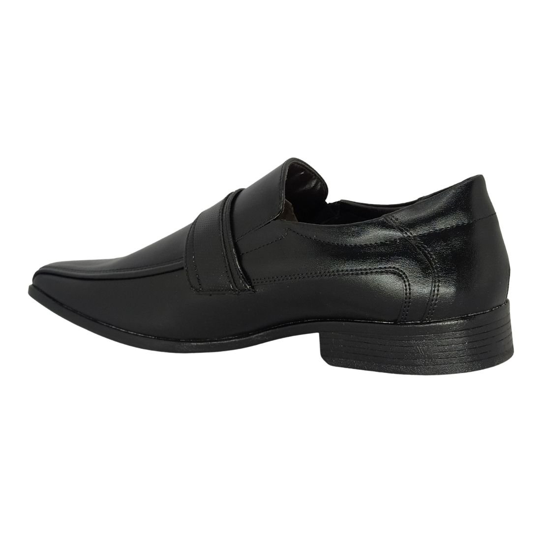 Sapato Social Masculino Bertelli Preto Clássico Preto 3