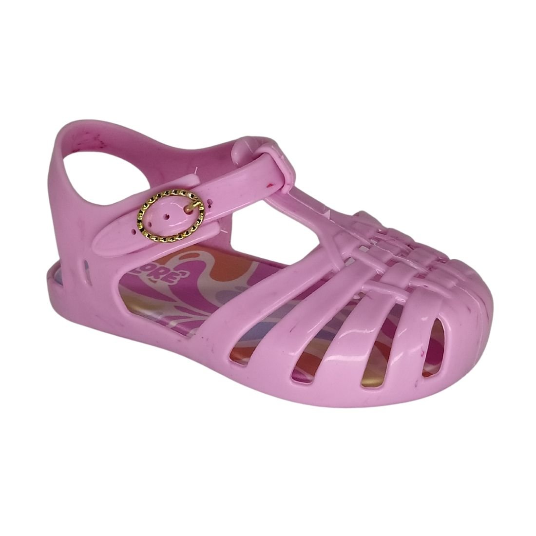 Sandália Infantil Feminina Pimpolho Melissinha Rosa Baby Rosa 1