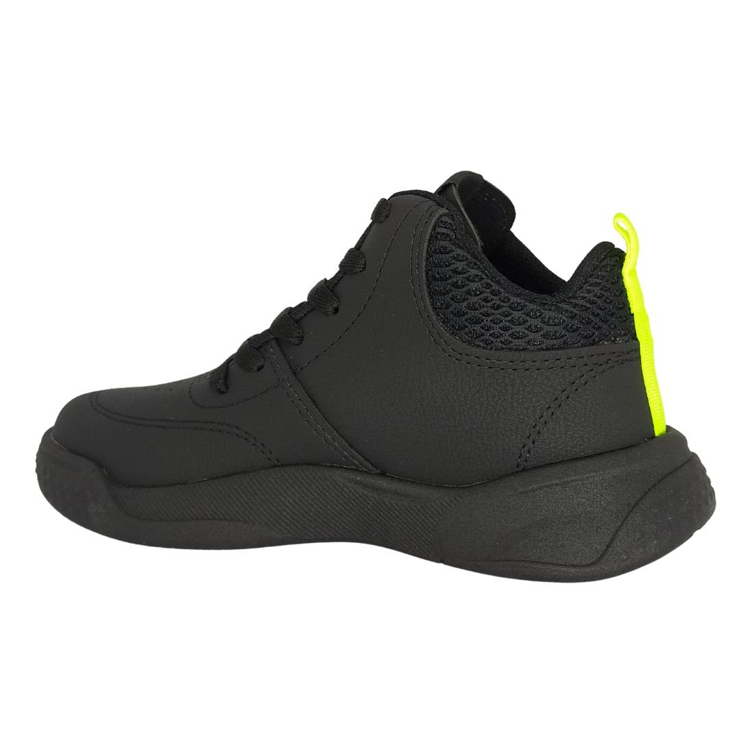 Tênis Botinha Infantil Masculino Molekinho Cano Alto Preto 3