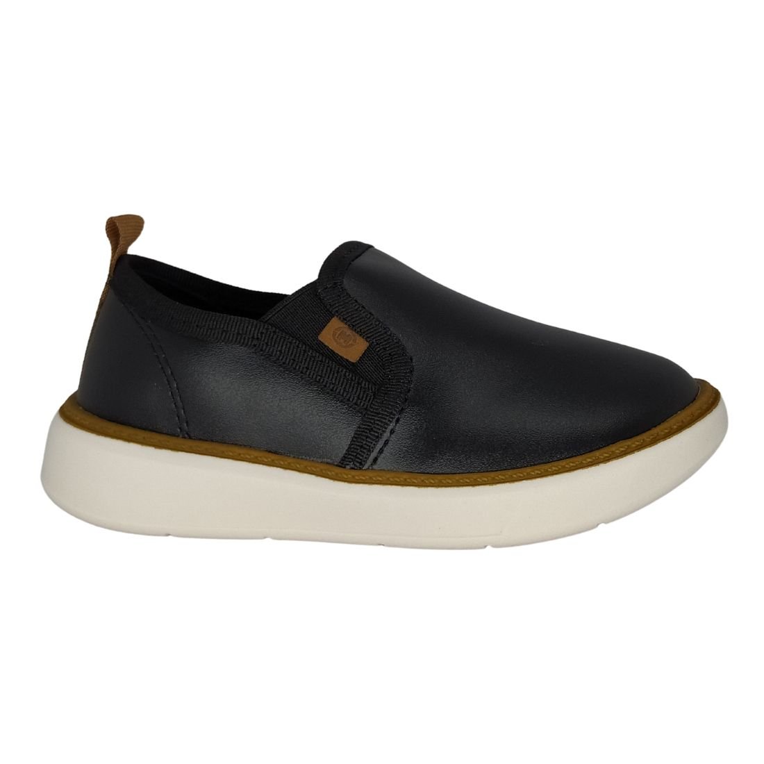 Slip On Molekinho Infantil Preto Masculino Preto 2