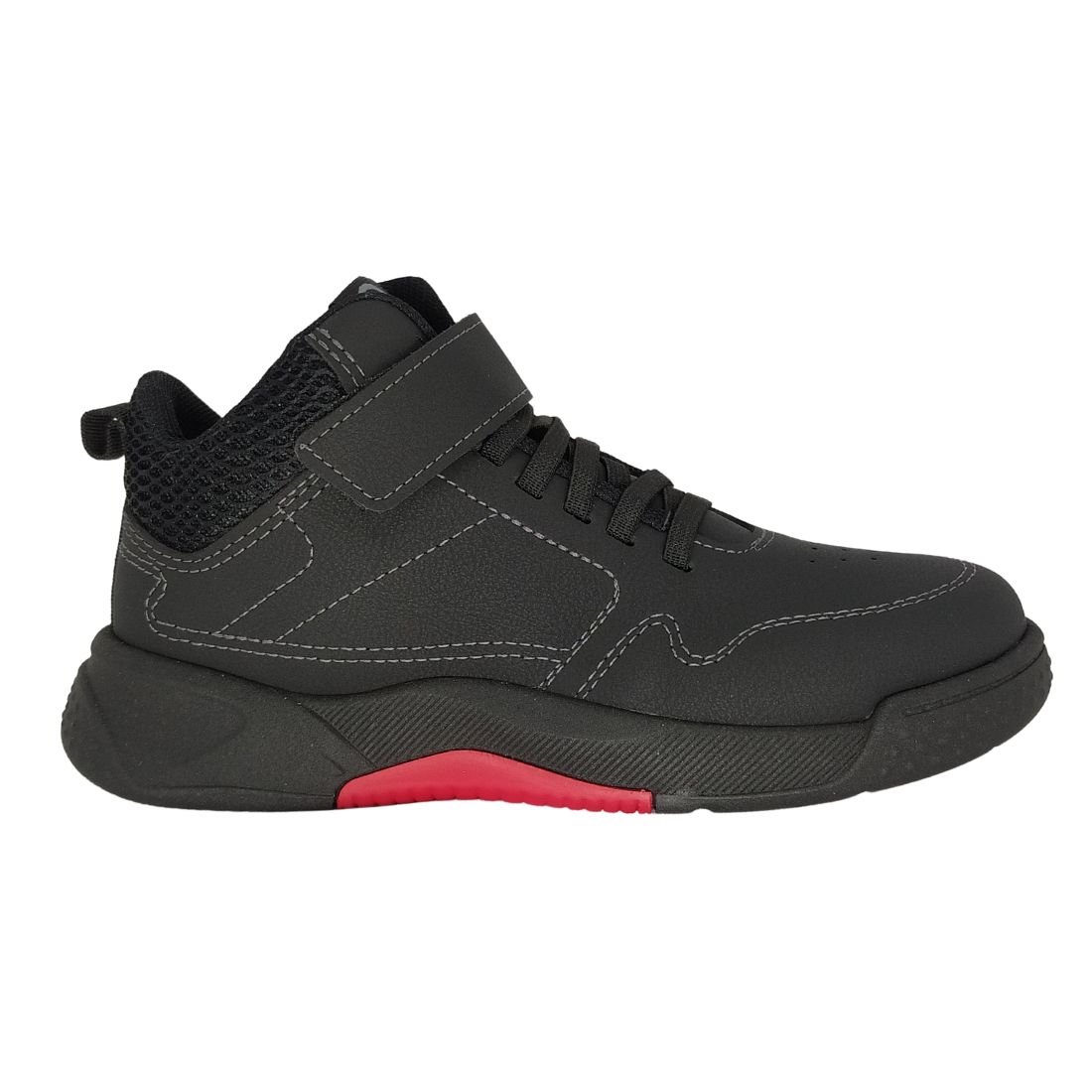 Tênis Botinha Infantil Masculino Molekinho Preto Preto 2