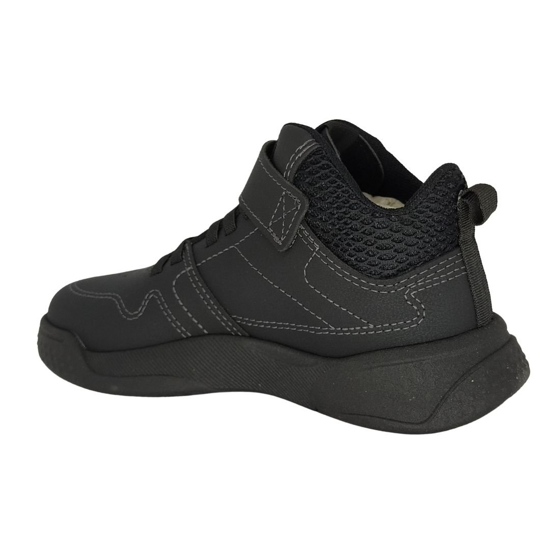 Tênis Botinha Infantil Masculino Molekinho Preto Preto 3