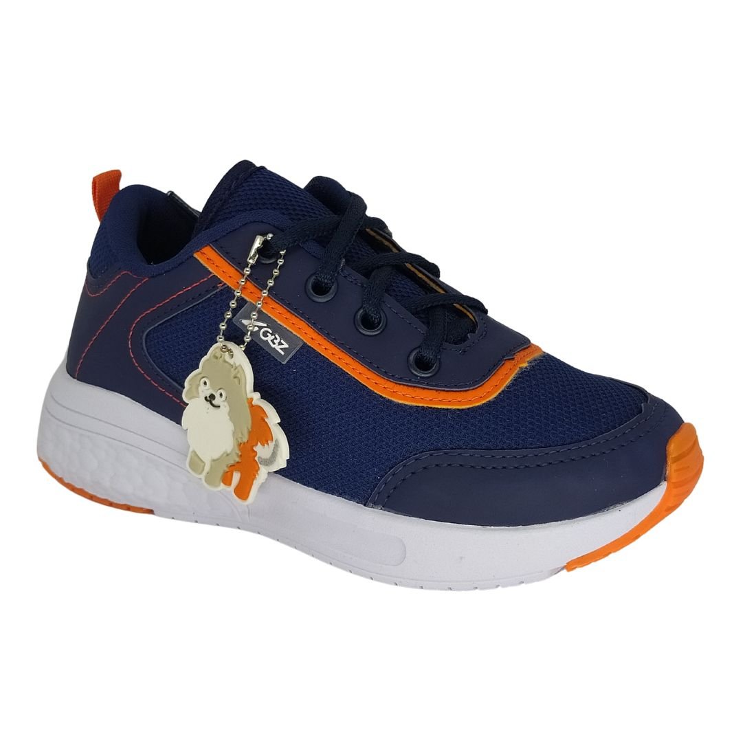 Tênis Infantil Masculino Gibizinho Com Chaveiro Azul 1