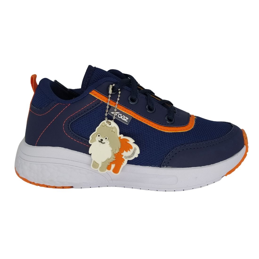 Tênis Infantil Masculino Gibizinho Com Chaveiro Azul 2