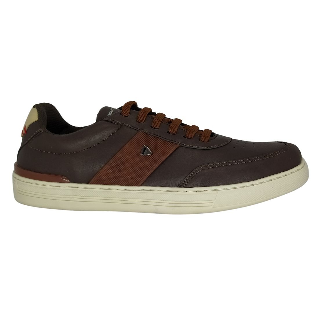 Tênis Casual Sapatenis Masculino Sound Marrom 2