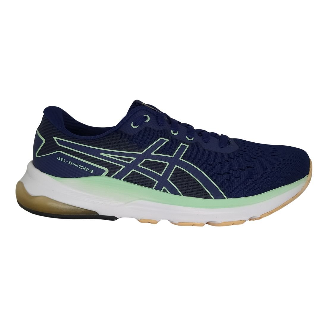 Tênis Esportivo Feminino Asics Shinobi 2 Azul 2