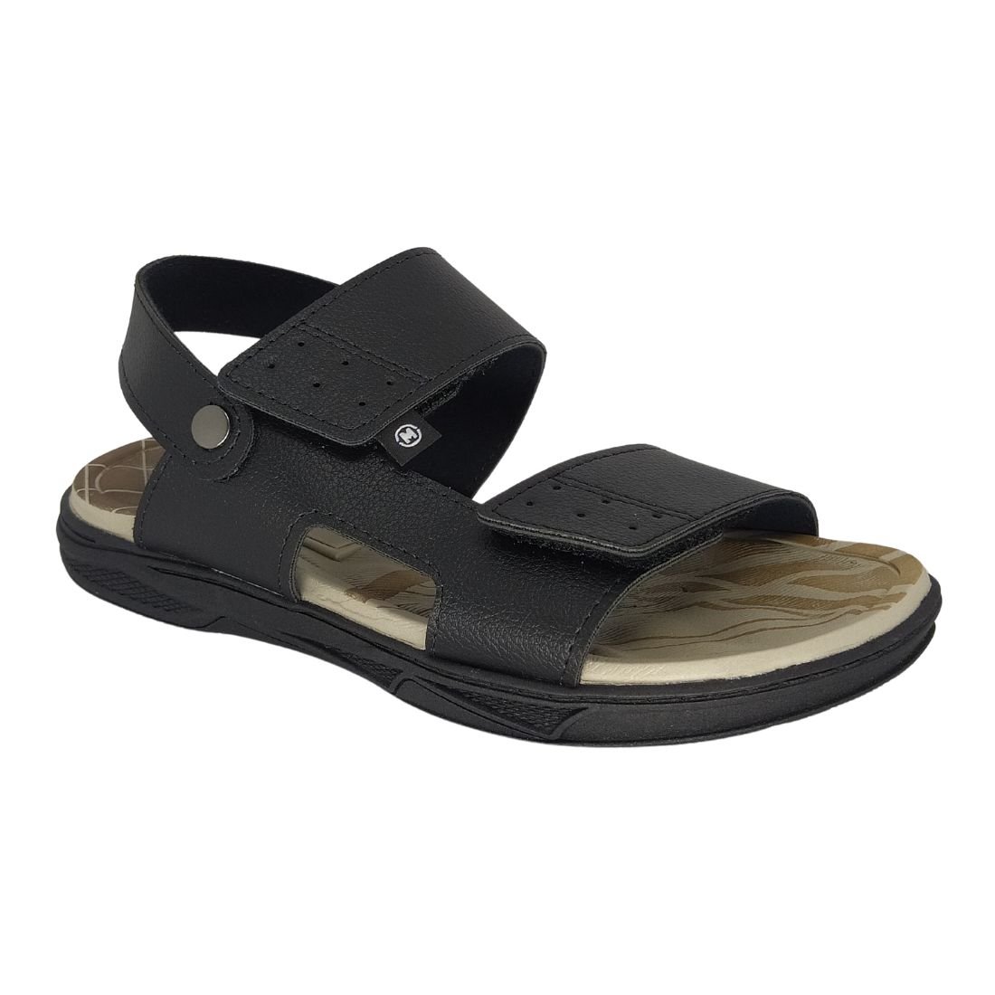 Sandália Molekinho Casual Preta Preto 1