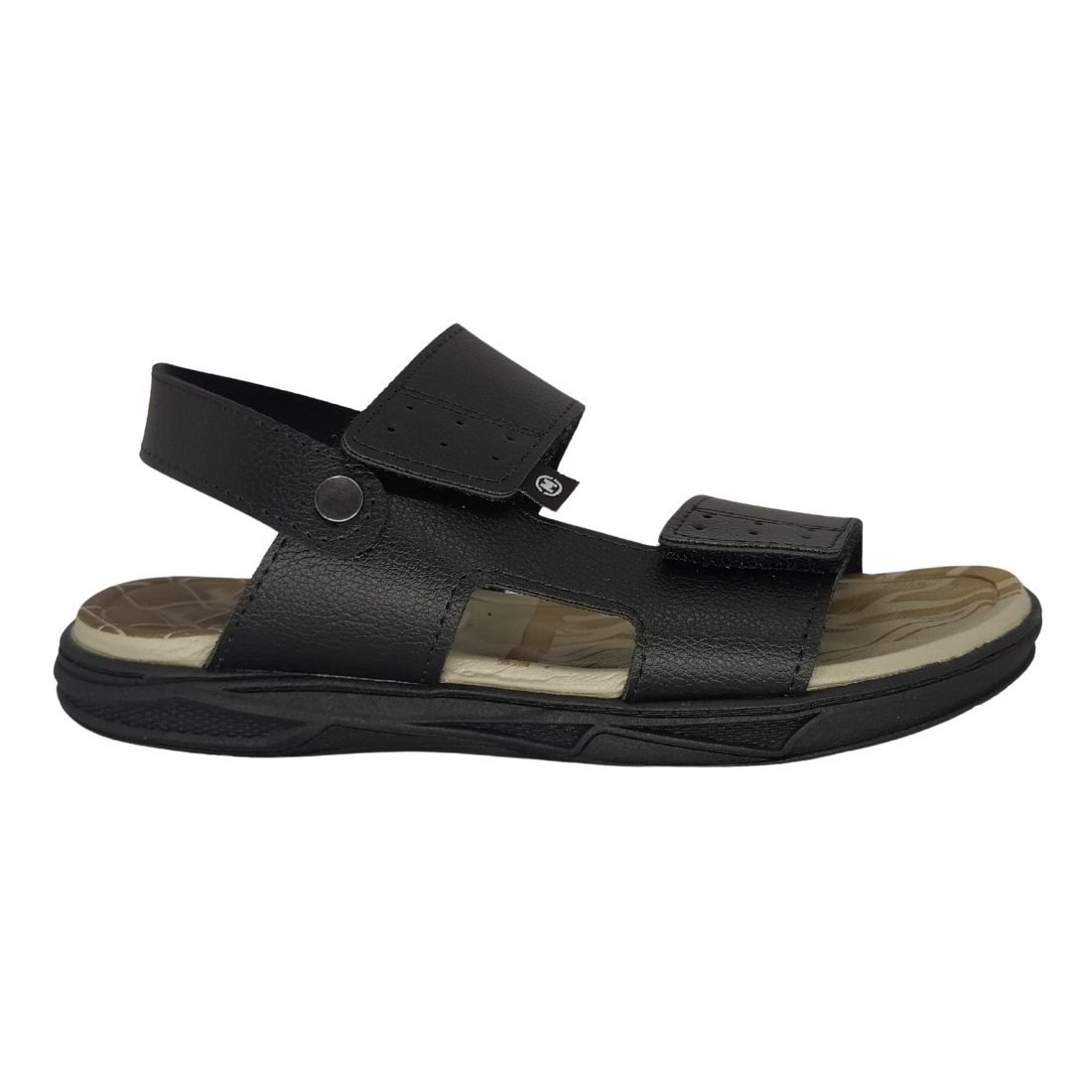 Sandália Molekinho Casual Preta Preto 2