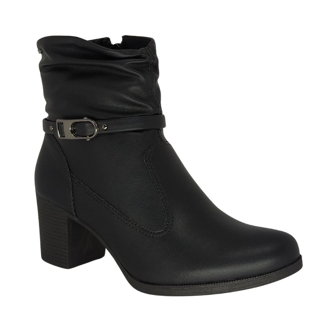 Bota Dakota Preta Salto Alto