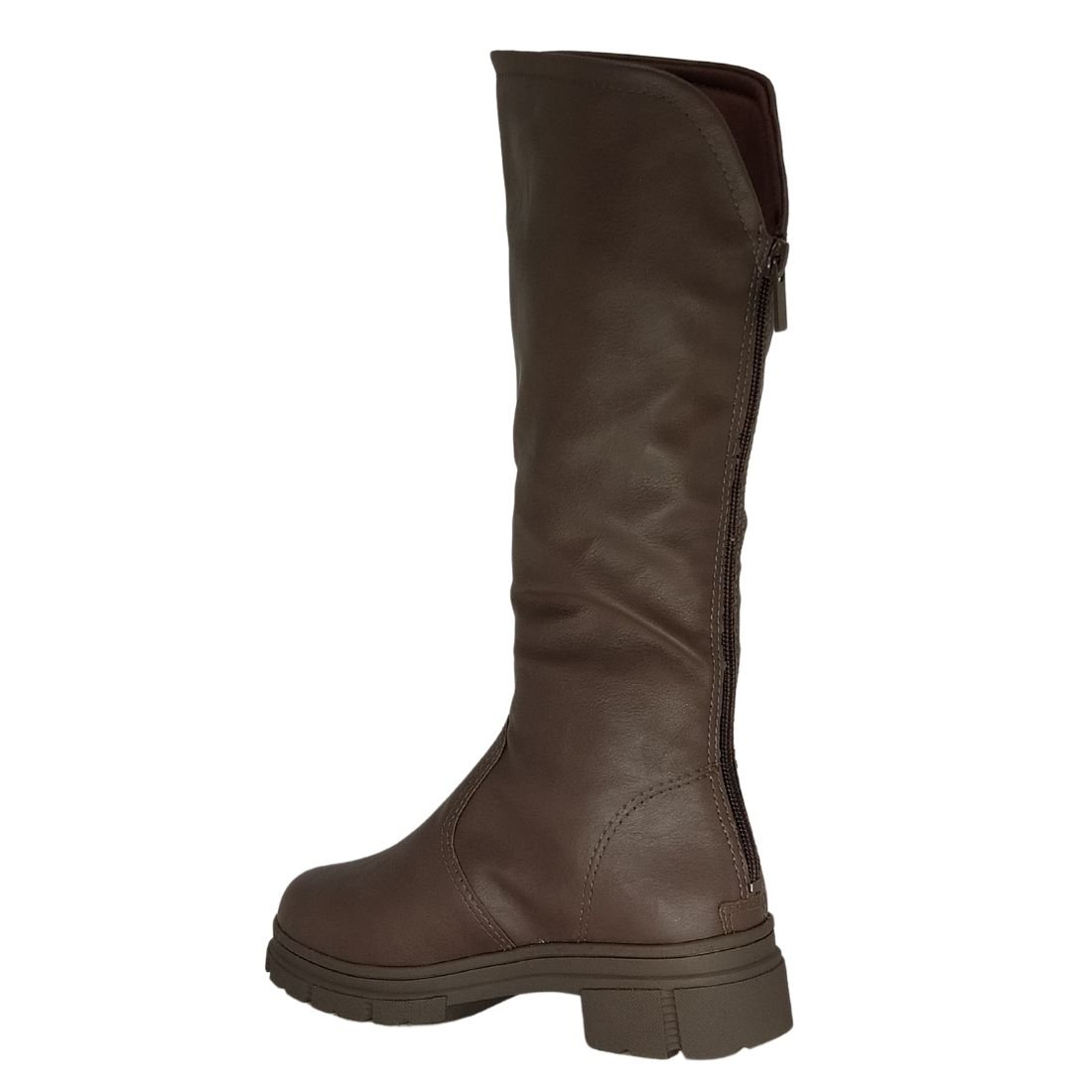 Bota Pink Cats Cano Alto Marrom 3