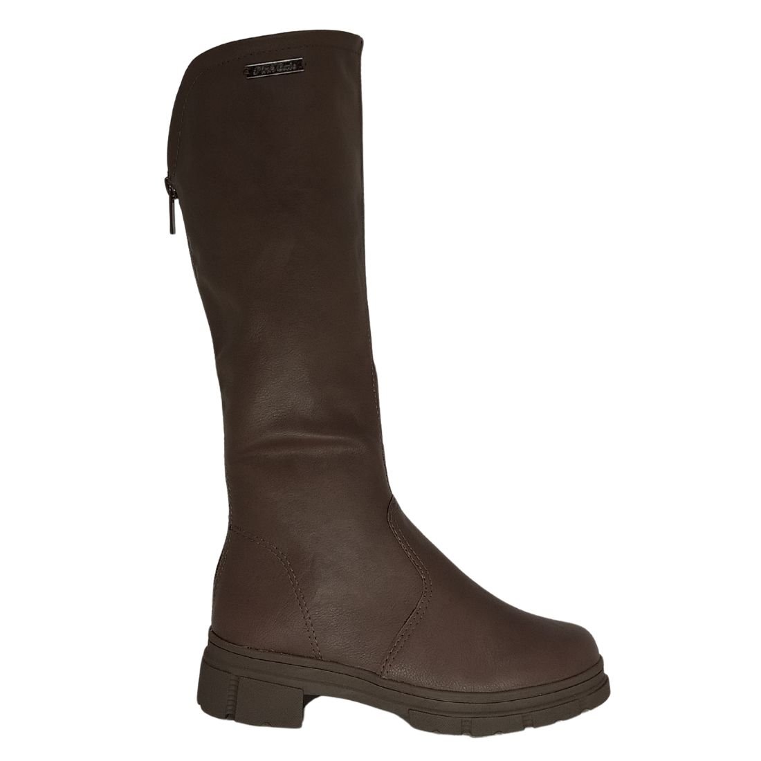 Bota Pink Cats Cano Alto Marrom 2
