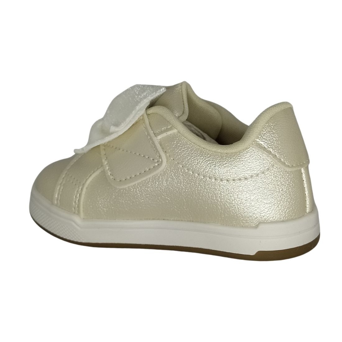 Tênis Klin Baby Moon Dourado Branco 3