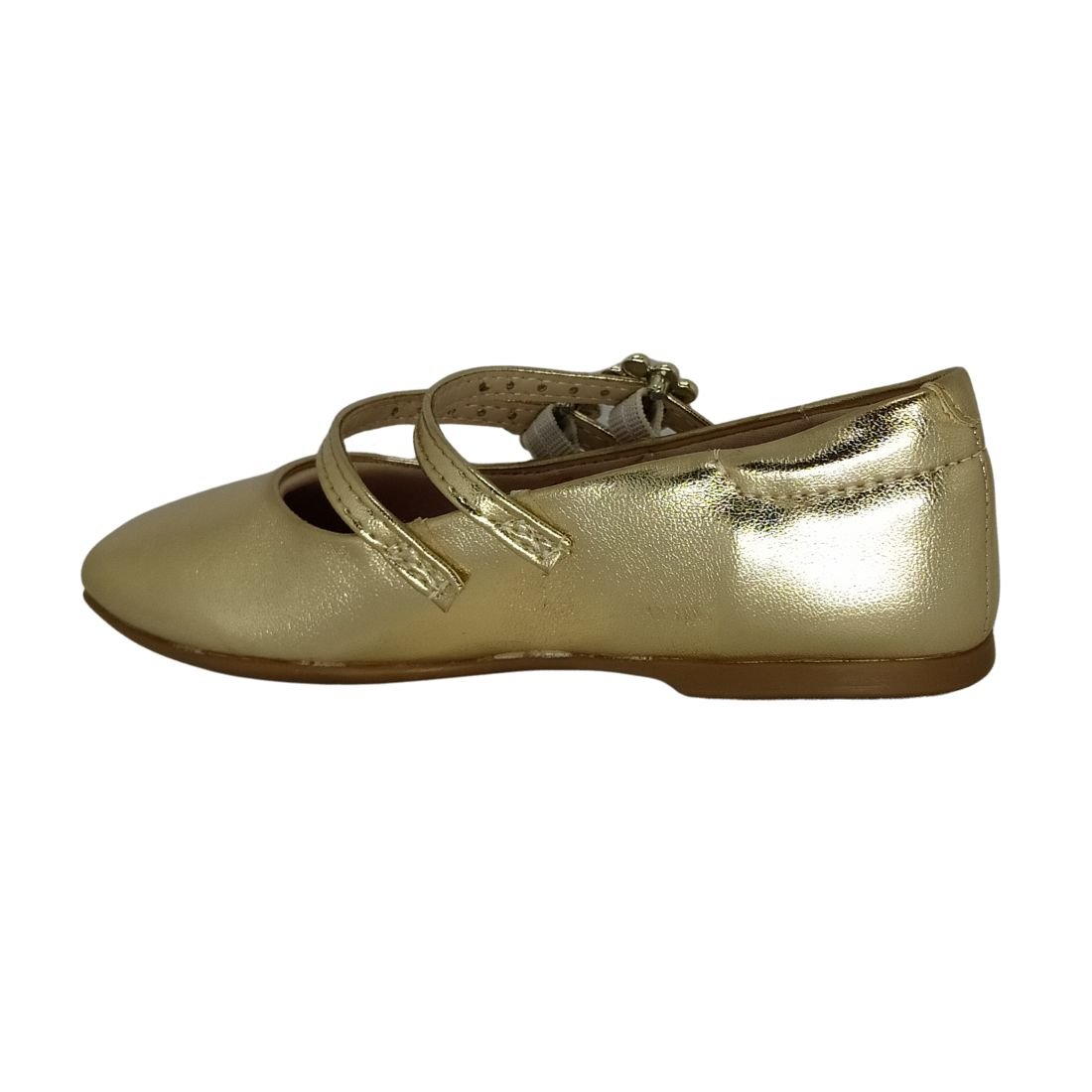 Sapatilha Feminina Molekinha Bailarina Dourado 3