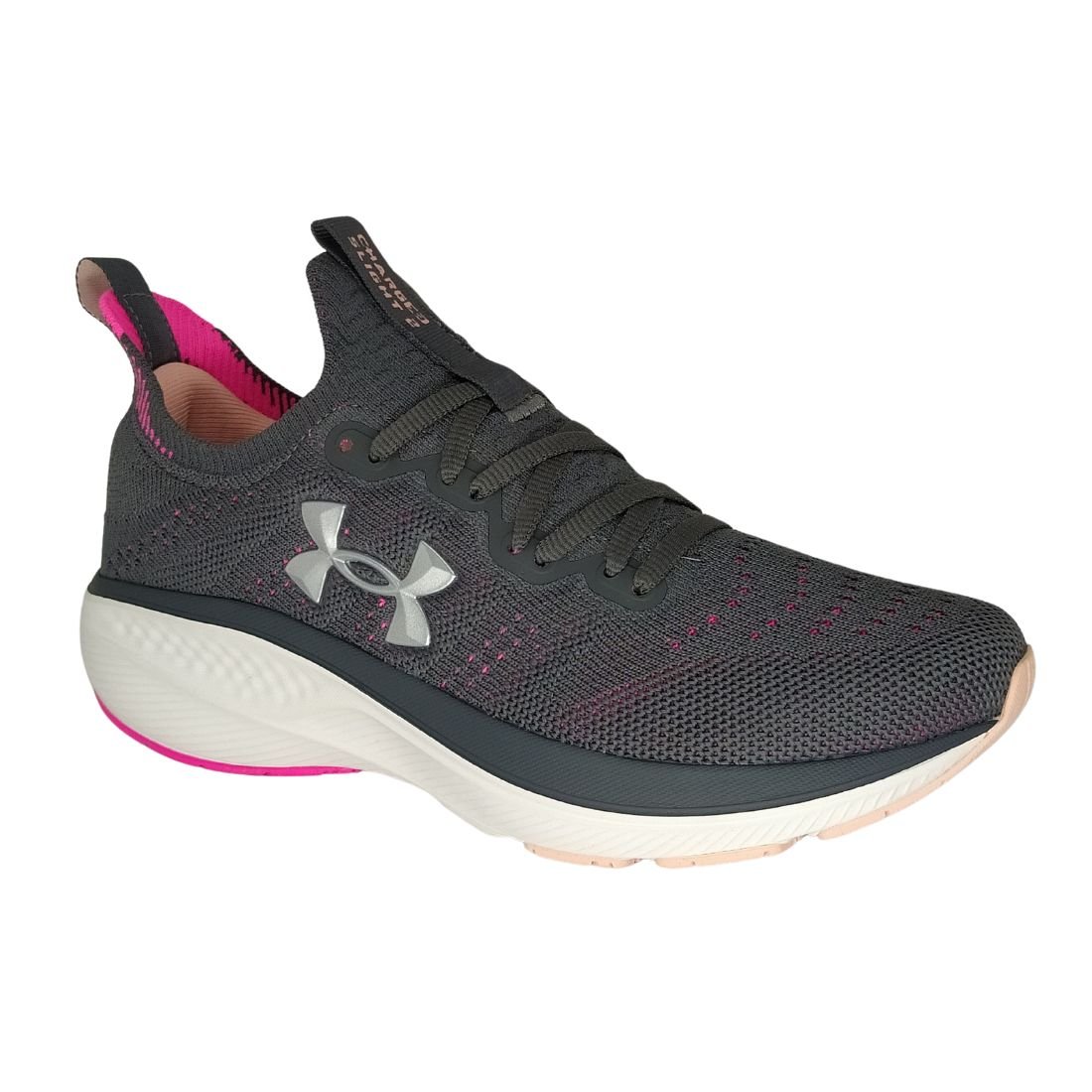 Tênis Esportivo Under Armour Slight 2 Cinza 1