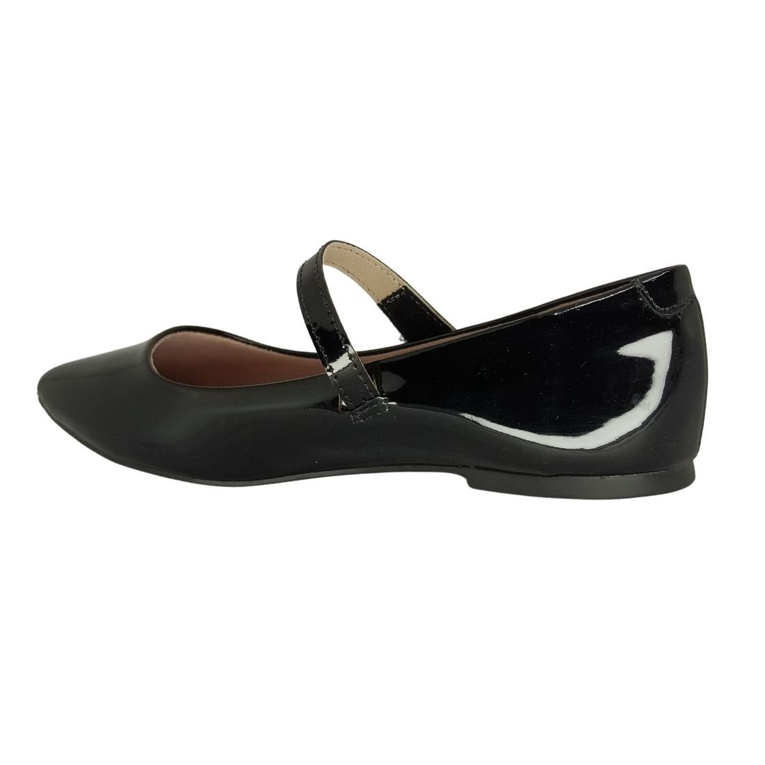 Sapatilha Mini Sua Cia Bailarina Bico Fino Preto 3