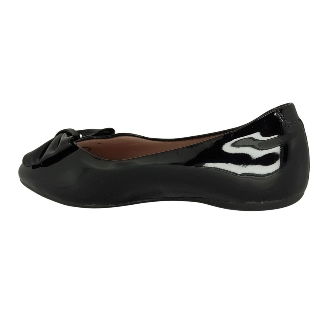 Sapatilha Mini Sua Cia Preta Laço Preto 3