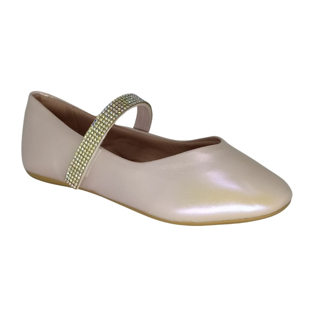 Sapatilha Mini Sua Cia Bailarina Rosa Strass Rosa 1