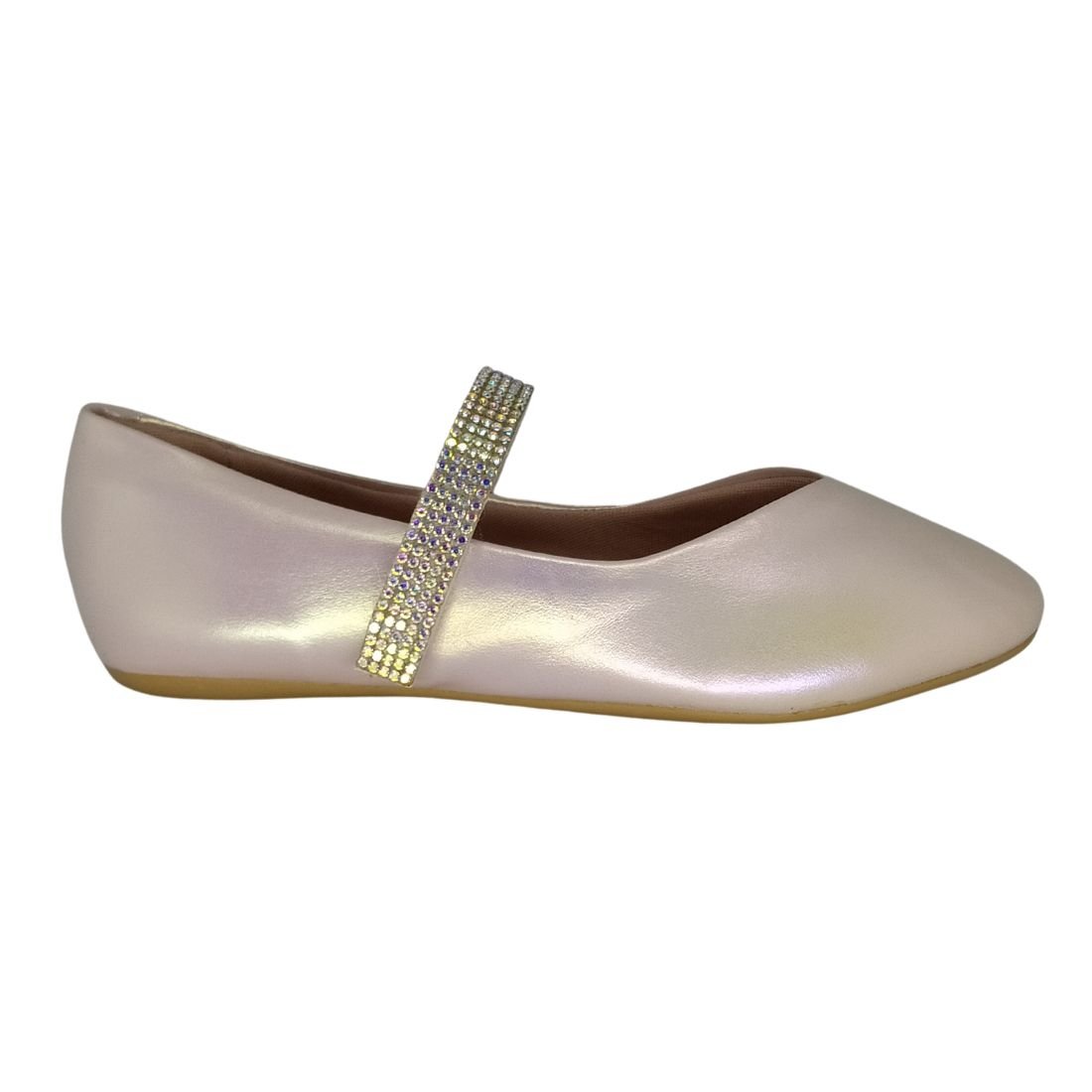 Sapatilha Mini Sua Cia Bailarina Rosa Strass Rosa 2