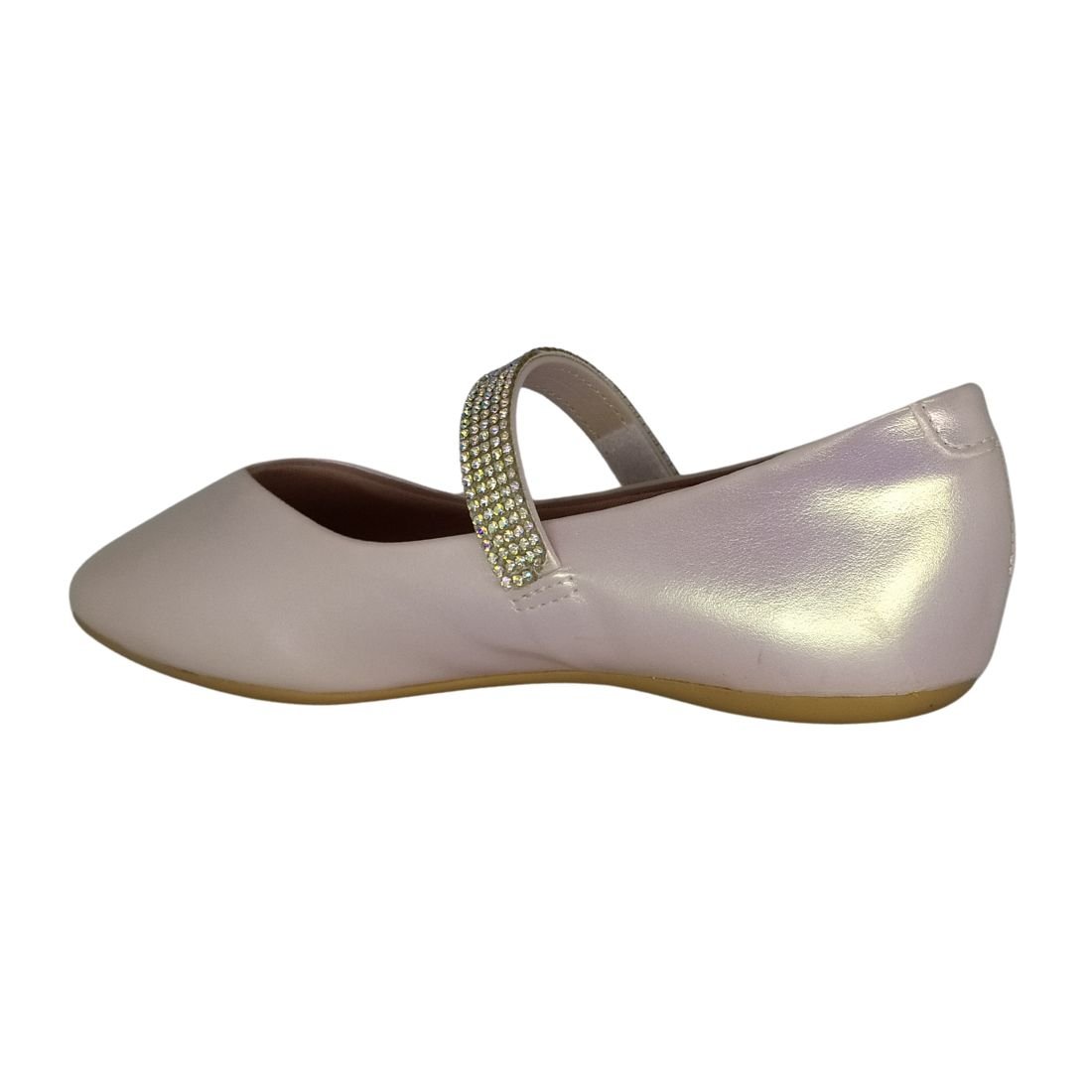 Sapatilha Mini Sua Cia Bailarina Rosa Strass Rosa 3