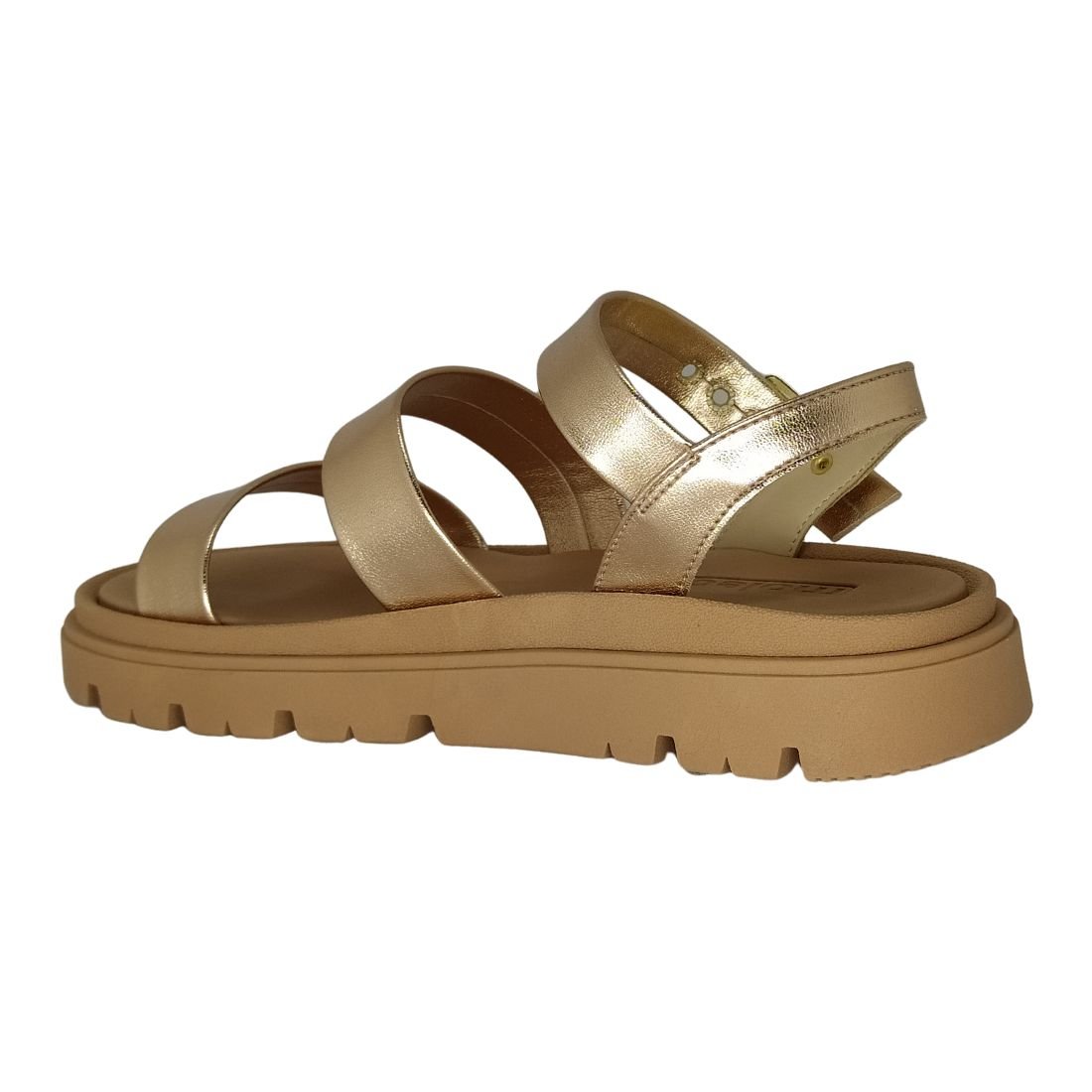 Sandália Papete Moleca Tratorada Dourado 3