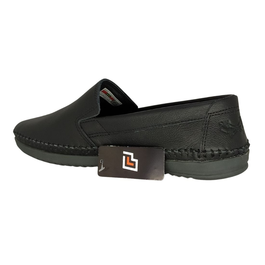 Mocassim Freeway Logan 3 Couro legitimo Preto 3