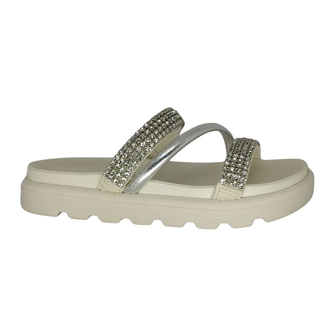 Sandália Papete Vizzano Off White Branco 2