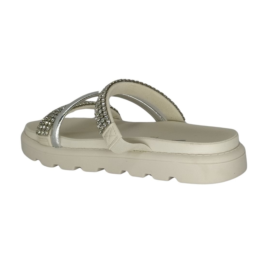 Sandália Papete Vizzano Off White Branco 3
