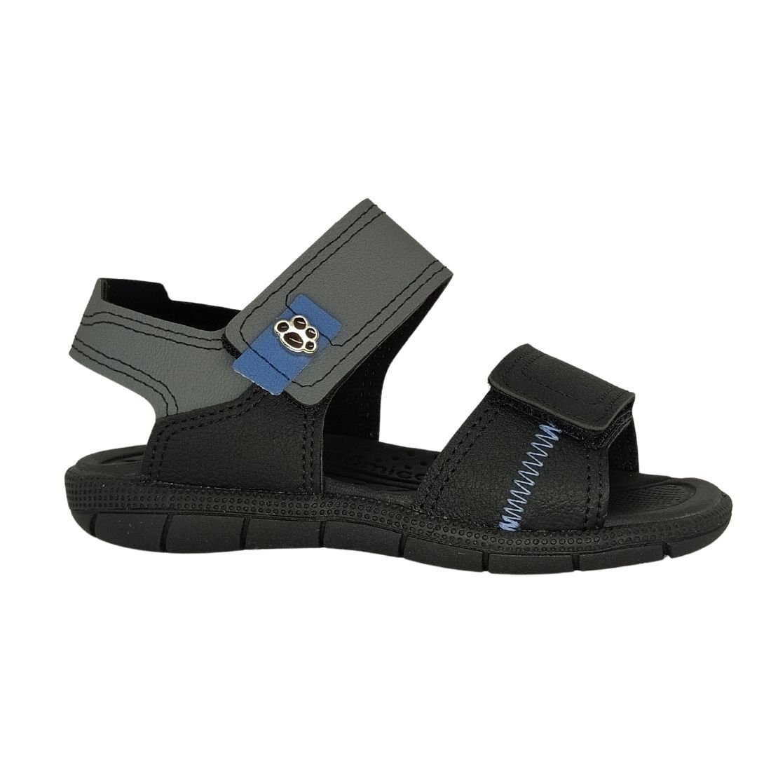 Sandália Papete Klin Tic Tac Casual Preto 2