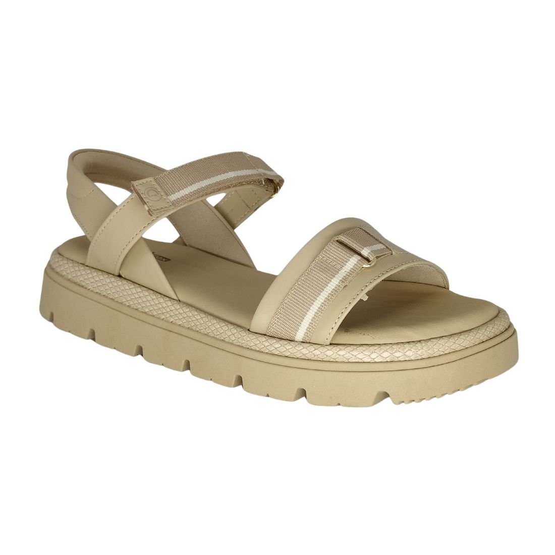 Sandália Papete Comfortflex Super Conforto Bege 1