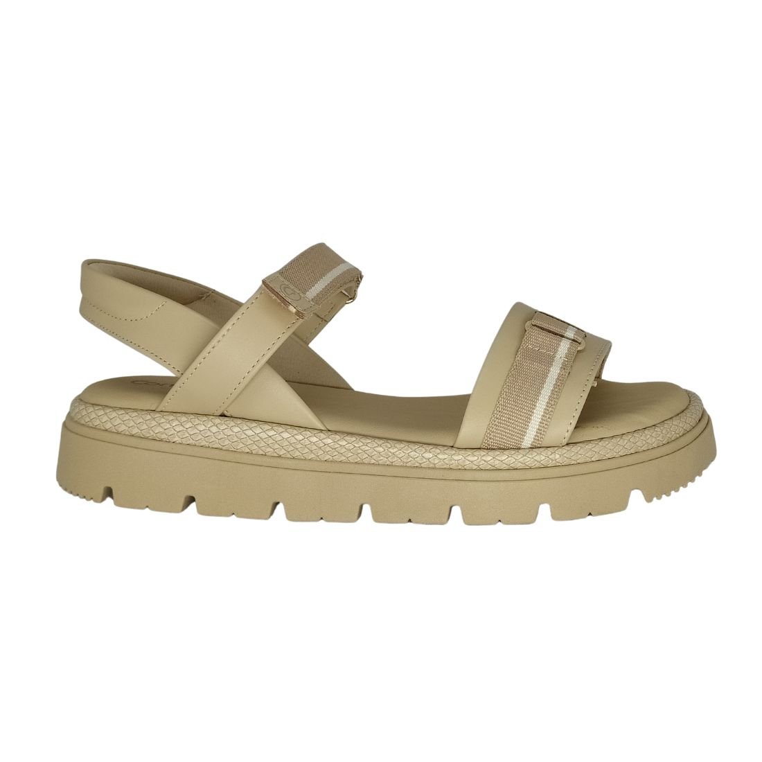 Sandália Papete Comfortflex Super Conforto Bege 2