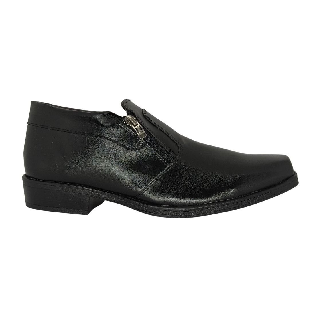 Sapato Social Bertelli Zíper Lateral Preto 2