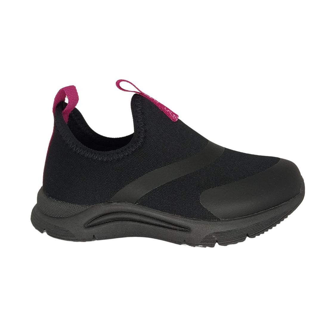 Tênis Klin New Sport Mini Sem Cadarço Preto