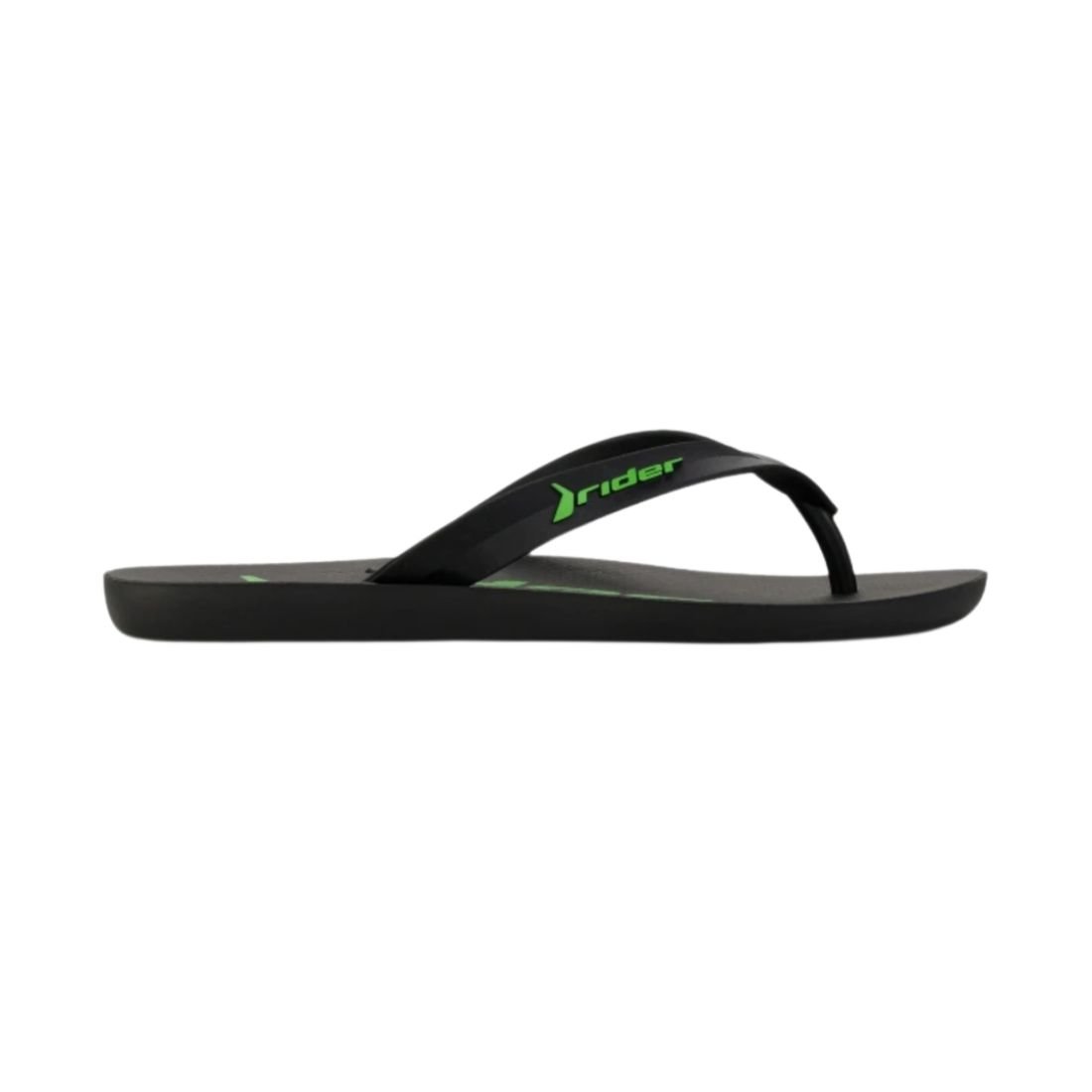 Chinelo Rider Feel De Dedo Preto/Verde 3