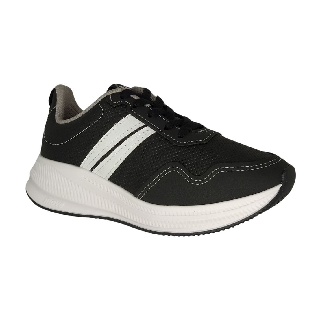 Tênis Infantil Masculino Molekinho Preto e Branco