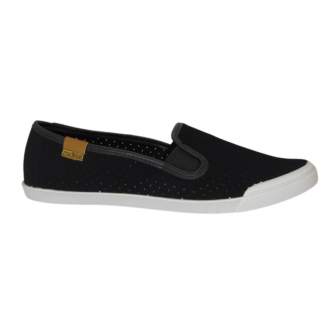 Sapatilha Feminina Moleca Preta Preto 2