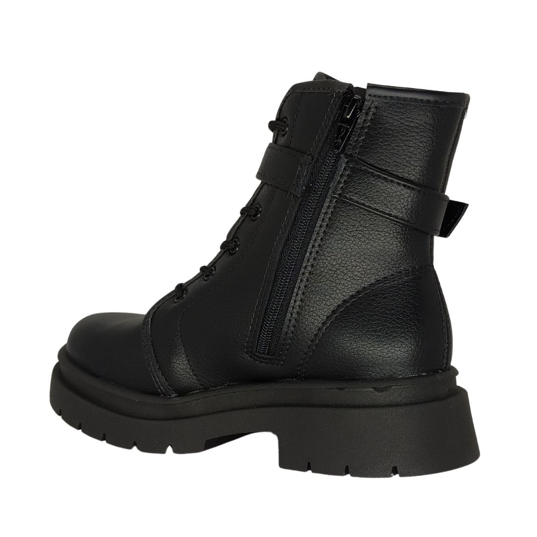 Bota Coturno Juvenil Feminino Molekinha Preto Preto 3