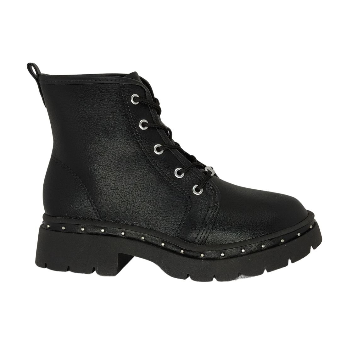 Bota Coturno Juvenil Feminino Molekinha Preto Preto 2