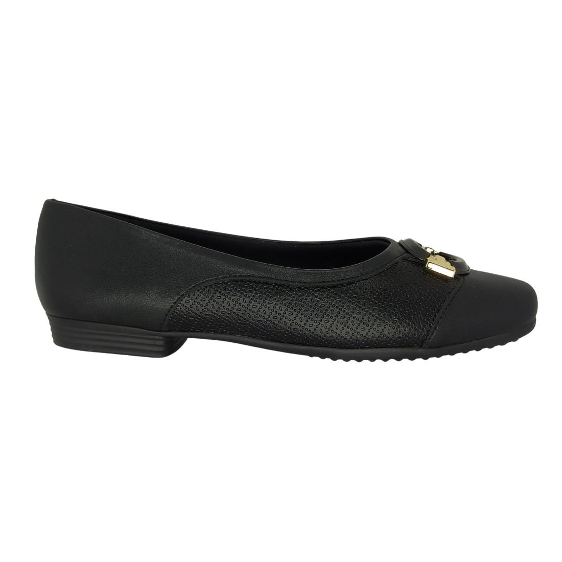 Sapatilha Piccadilly Preta Conforto Preto 2