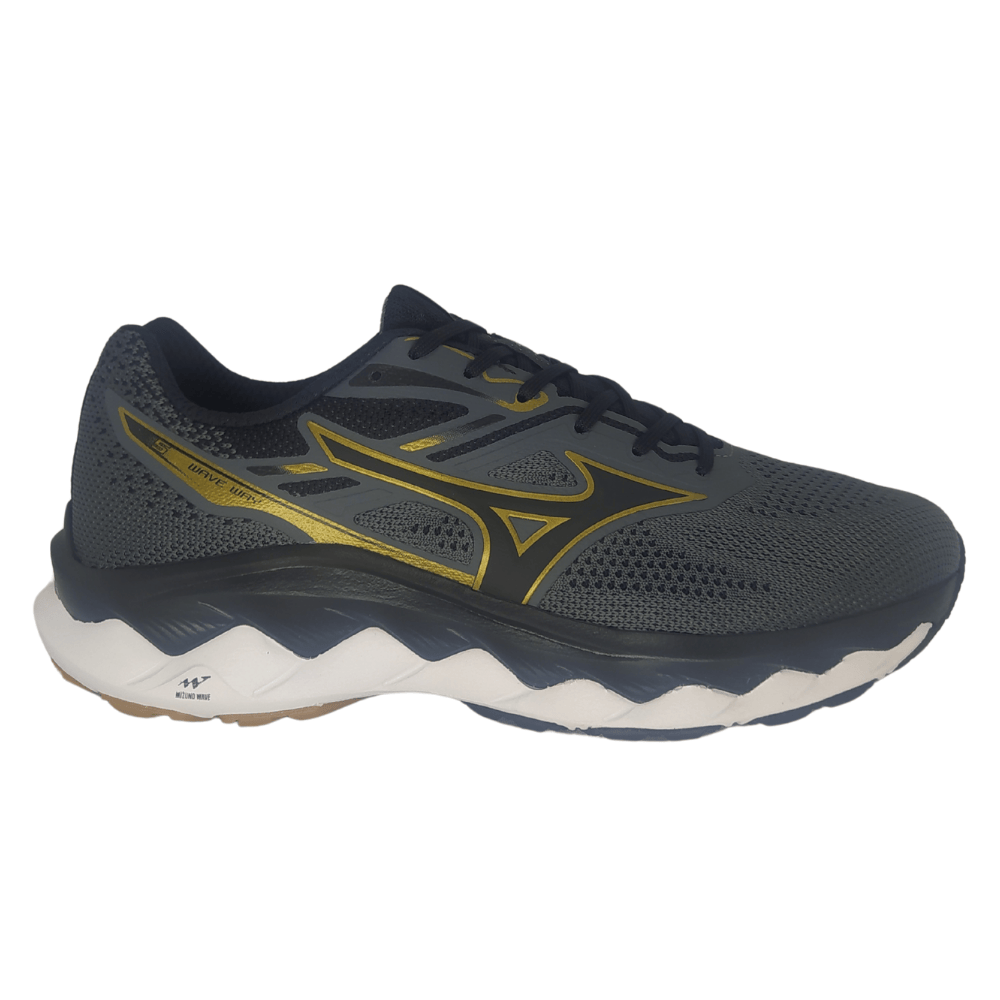 Tênis Masculino Mizuno Wave Way 5 Cinza 2