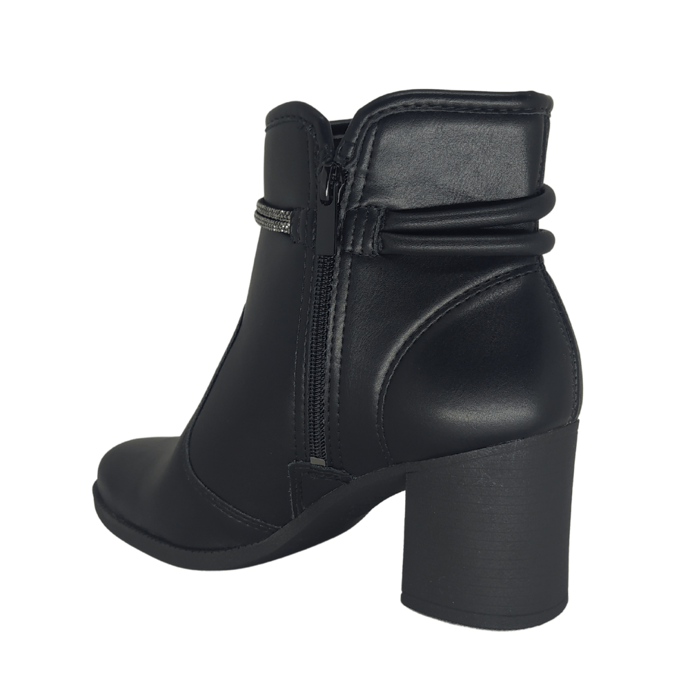 Bota Dakota Salto Médio Nude 3